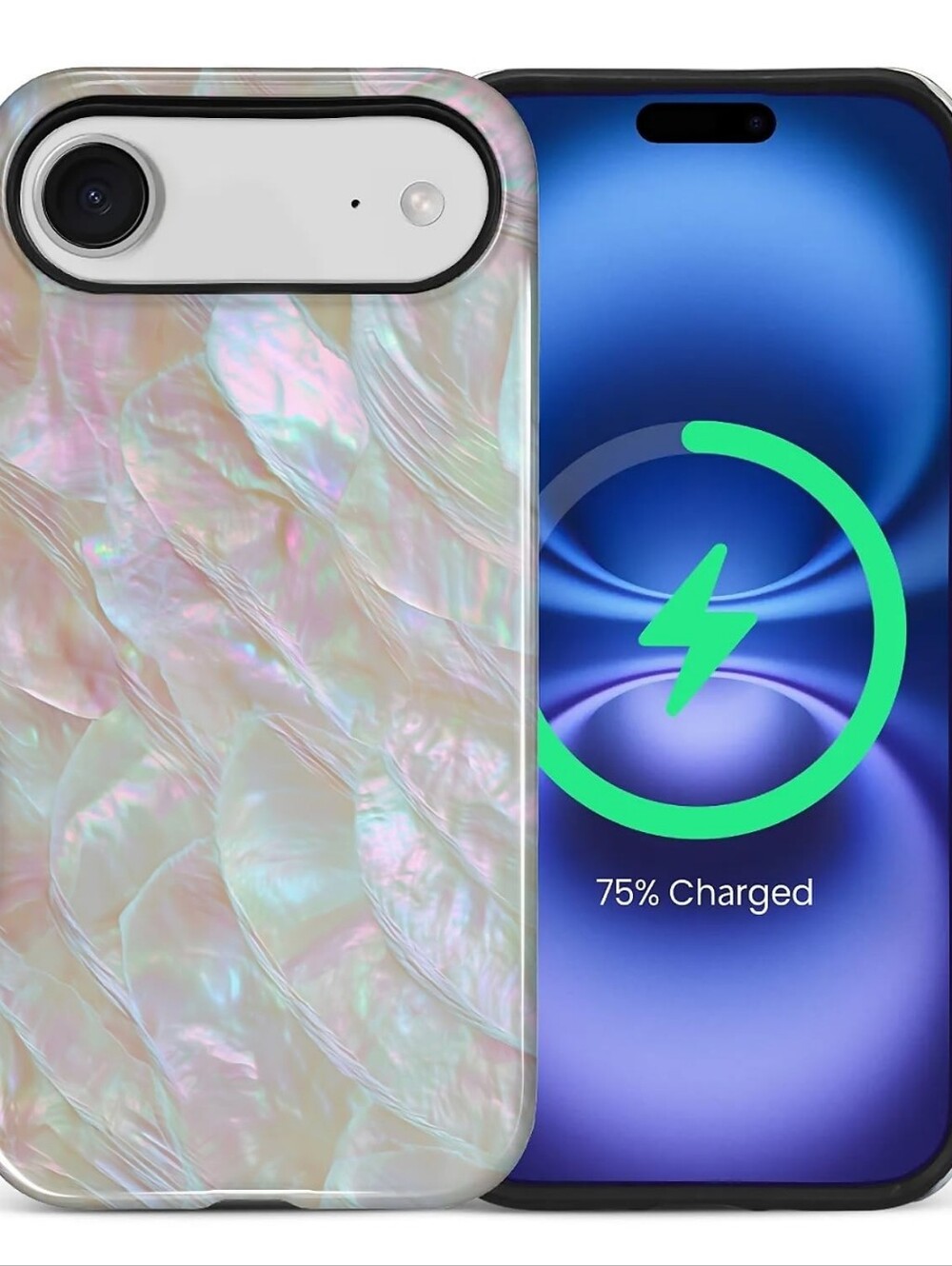 Magnetic Case for iPhone 17 Air Compatible MagSafe Pearl Shell Design Protection